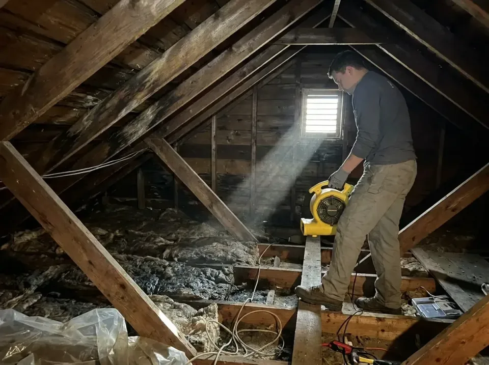attic-water-damage-drying-proc-007 — frequently asked questions, Emergency Water Extraction & 24/7 Flood Response in Brockwa…